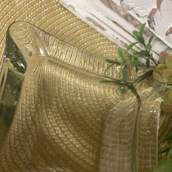 Vintage Classic Clear Glass Ashtray 5 1/2” - Picture 2 of 6